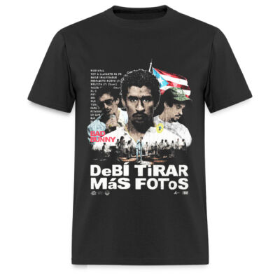 BAD BUNNY DTMF BLACK TEE V2 L Miniatura