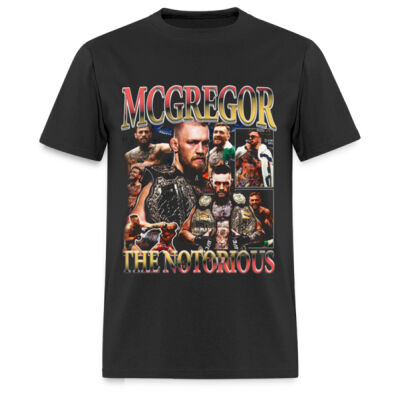 CONNOR MCGREGOR BLACK TEE 2XL Miniatura