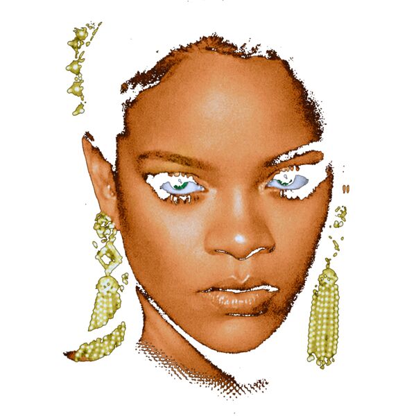 Rihanna Face Miniatura