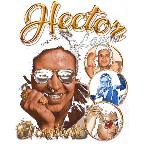 HECTOR LAVOE BLACK TEE V2 Miniatura