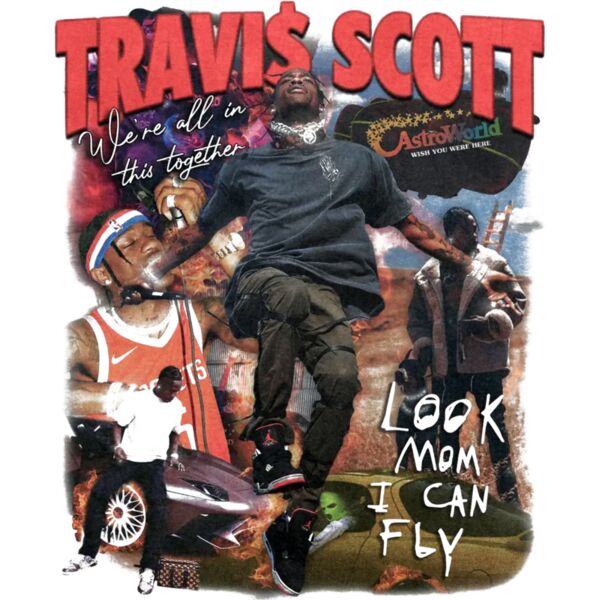 TRAVIS SCOTT V3 WHITE TEE Miniatura