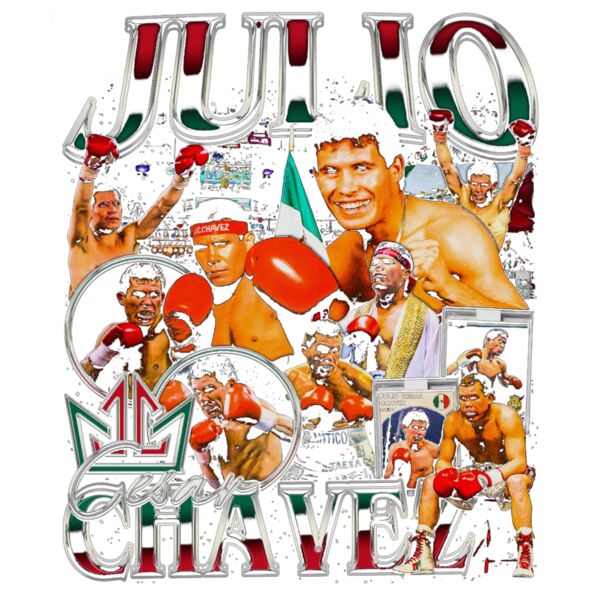 JULIO CESAR CHAVEZ BLACK TEE copia Miniatura