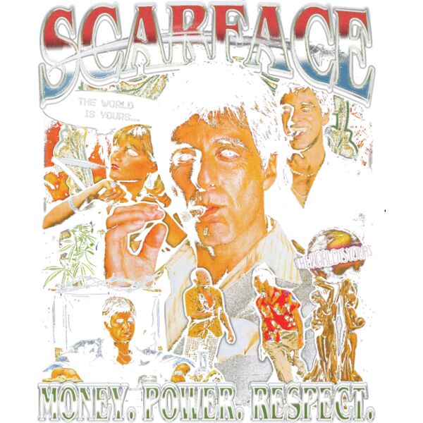 SCARAFACE V5 BLACK TEE Miniatura