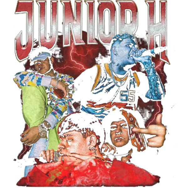 JUNIOR H BLACK TEE Miniatura