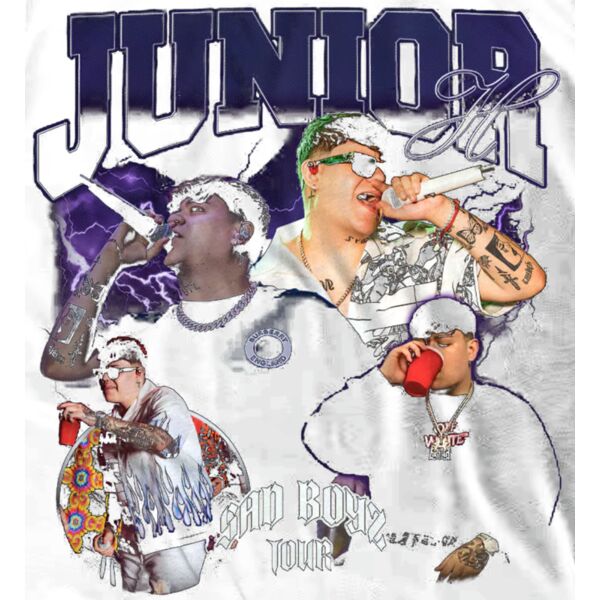 JUNIOR H V2 BLACK TEE Miniatura