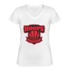 Playera Dama: Algodón Peinado Cuello V Miniatura