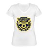 Playera Dama: Algodón Peinado Cuello V Miniatura