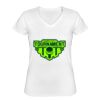 Playera Dama: Algodón Peinado Cuello V Miniatura