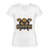 Playera Dama: Algodón Peinado Cuello V Miniatura