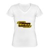 Playera Dama: Algodón Peinado Cuello V Miniatura