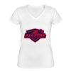 Playera Dama: Algodón Peinado Cuello V Miniatura
