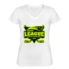 Playera Dama: Algodón Peinado Cuello V Miniatura