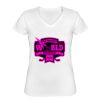 Playera Dama: Algodón Peinado Cuello V Miniatura
