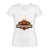 Playera Dama: Algodón Peinado Cuello V Miniatura