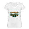 Playera Dama: Algodón Peinado Cuello V Miniatura