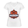 Playera Dama: Algodón Peinado Cuello V Miniatura