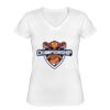 Playera Dama: Algodón Peinado Cuello V Miniatura