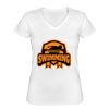 Playera Dama: Algodón Peinado Cuello V Miniatura