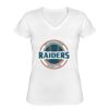 Playera Dama: Algodón Peinado Cuello V Miniatura