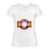Playera Dama: Algodón Peinado Cuello V Miniatura