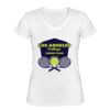 Playera Dama: Algodón Peinado Cuello V Miniatura