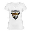 Playera Dama: Algodón Peinado Cuello V Miniatura