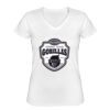 Playera Dama: Algodón Peinado Cuello V Miniatura