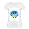 Playera Dama: Algodón Peinado Cuello V Miniatura