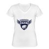 Playera Dama: Algodón Peinado Cuello V Miniatura