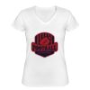 Playera Dama: Algodón Peinado Cuello V Miniatura