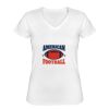 Playera Dama: Algodón Peinado Cuello V Miniatura