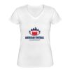 Playera Dama: Algodón Peinado Cuello V Miniatura