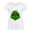 Playera Dama: Algodón Peinado Cuello V Miniatura