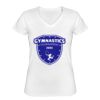 Playera Dama: Algodón Peinado Cuello V Miniatura
