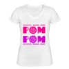 Playera Dama: Algodón Peinado Cuello V Miniatura