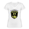 Playera Dama: Algodón Peinado Cuello V Miniatura