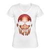 Playera Dama: Algodón Peinado Cuello V Miniatura