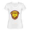 Playera Dama: Algodón Peinado Cuello V Miniatura
