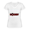 Playera Dama: Algodón Peinado Cuello V Miniatura