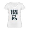 Playera Dama: Algodón Peinado Cuello V Miniatura