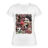 Playera Dama: Algodón Peinado Cuello V Miniatura