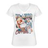 Playera Dama: Algodón Peinado Cuello V Miniatura