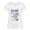 Playera Dama: Algodón Peinado Cuello V Miniatura
