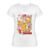 Playera Dama: Algodón Peinado Cuello V Miniatura