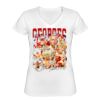 Playera Dama: Algodón Peinado Cuello V Miniatura