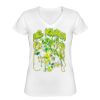 Playera Dama: Algodón Peinado Cuello V Miniatura