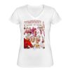 Playera Dama: Algodón Peinado Cuello V Miniatura