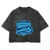Playera Boxy Fit Mineral Wash 265 grs 🔥 NEW PRODUCT 🔥 Miniatura