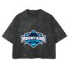 Playera Boxy Fit Mineral Wash 265 grs 🔥 NEW PRODUCT 🔥 Miniatura